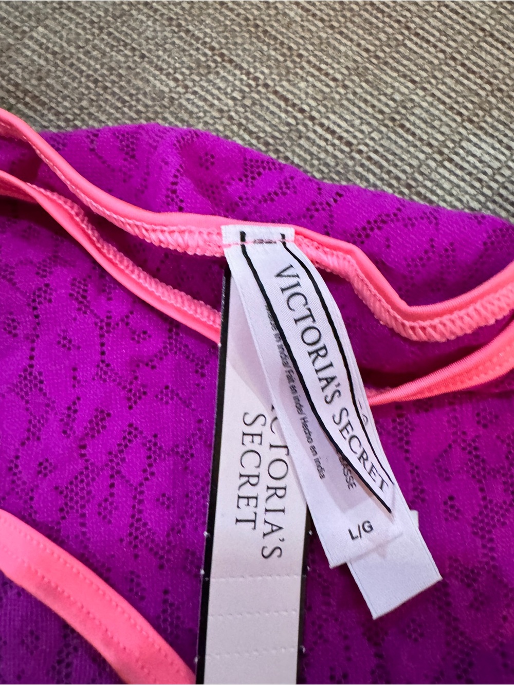 Intimates subcategory identification